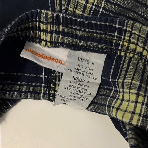 Nickelodeon boys Black Plaid Shorts - Picture 3 of 7